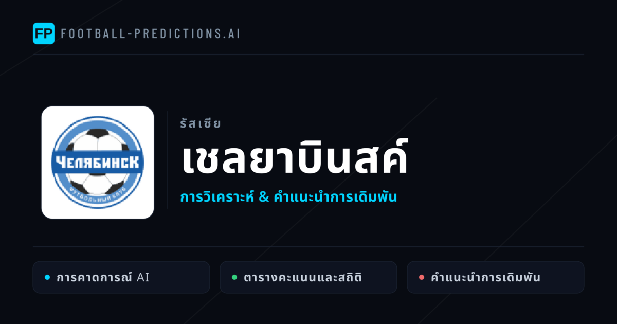 เชลยาบินสค์ การวิเคราะห์และสถิติ