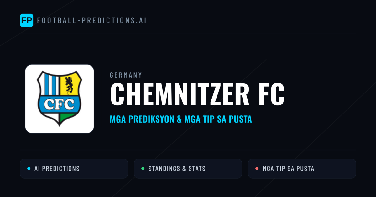 Chemnitzer FC Predictions & Stats