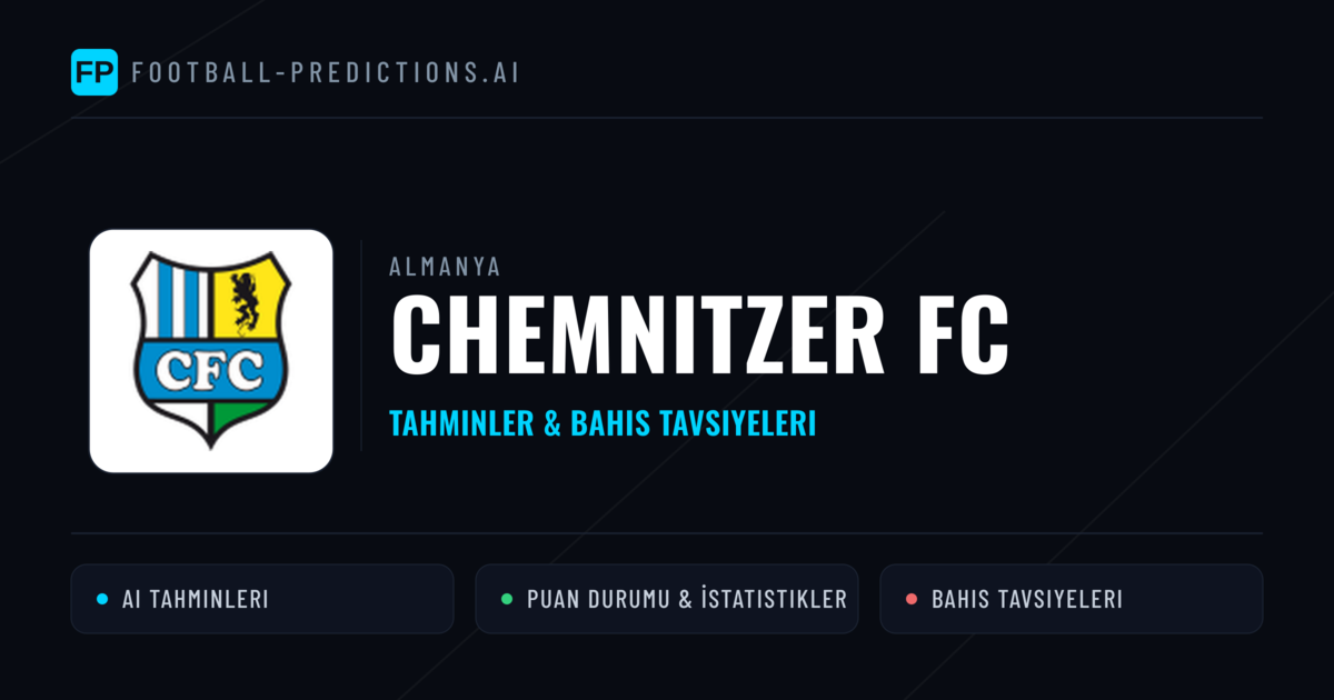 Chemnitzer FC Tahminleri & İstatistikler