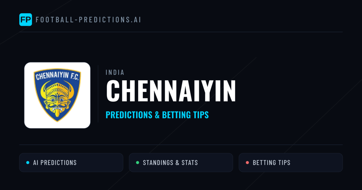 Chennaiyin Predictions & Stats