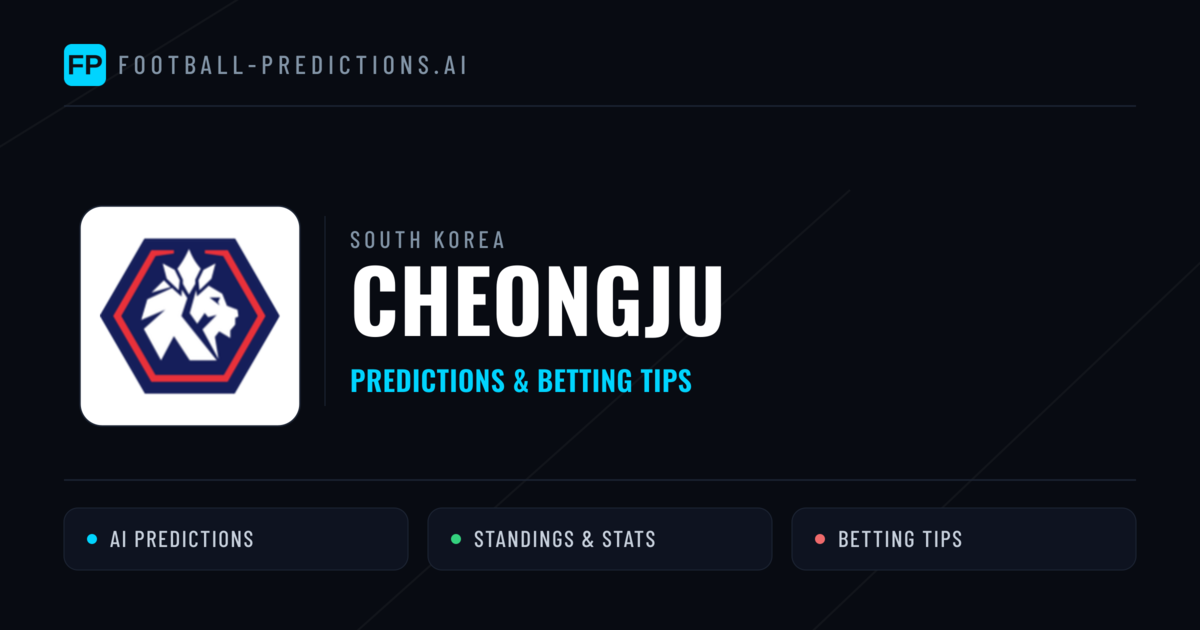 Cheongju Predictions & Stats