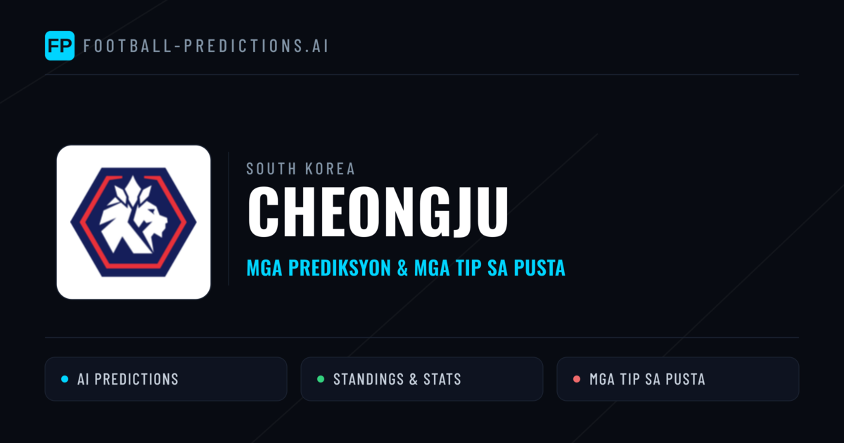 Cheongju Predictions & Stats