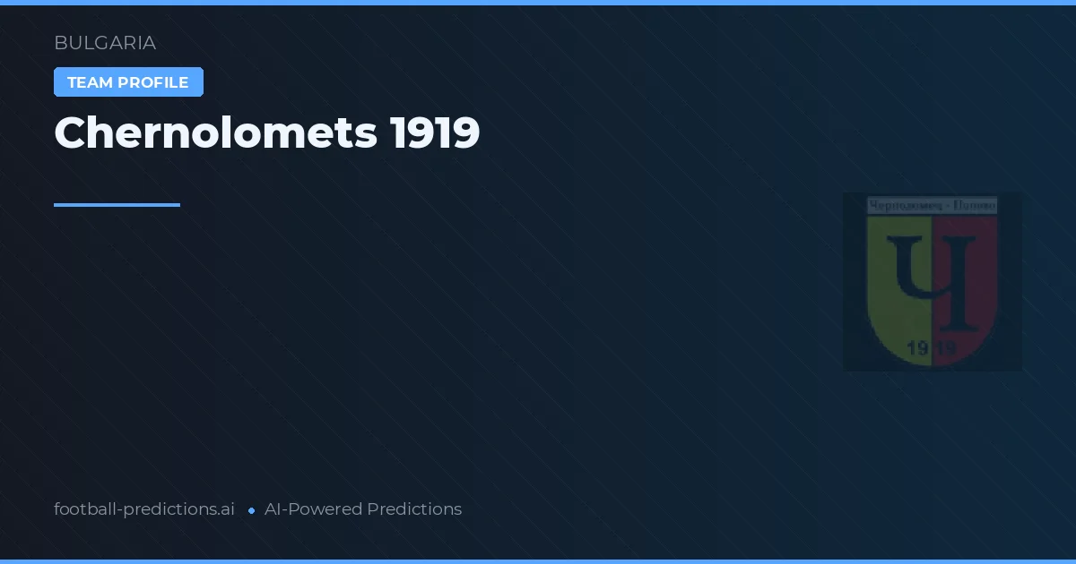 Pronostici e Statistiche Chernolomets 1919