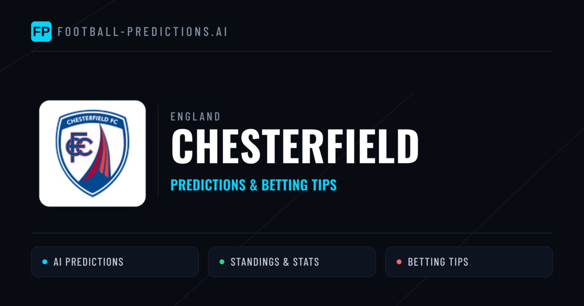 Chesterfield Predictions & Stats