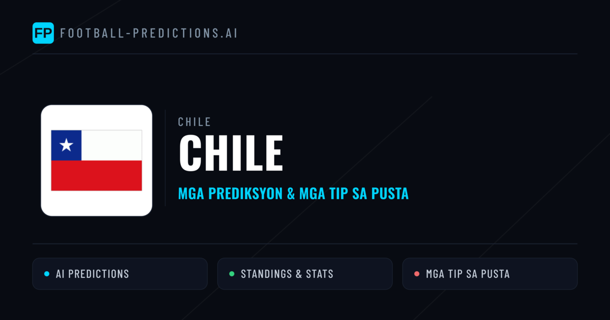 Chile Predictions & Stats