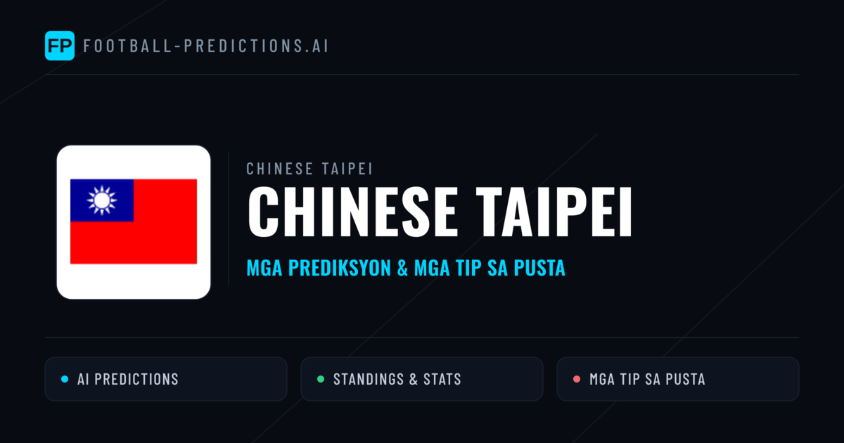 Chinese Taipei Predictions & Stats