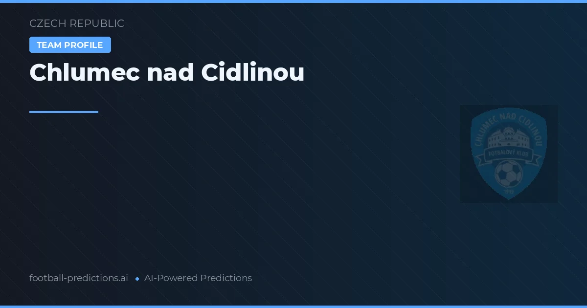 Chlumec nad Cidlinou Predictions & Stats