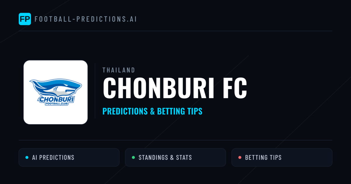Chonburi FC Predictions & Stats
