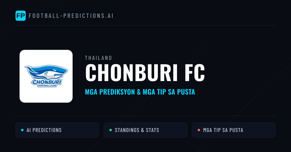 Chonburi FC Predictions & Stats