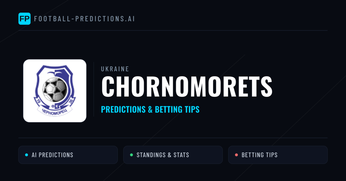 Chornomorets Predictions & Stats