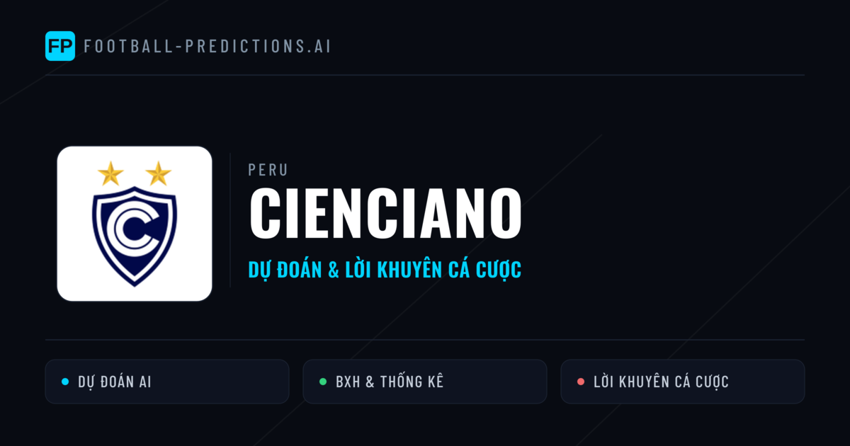 Cienciano Dự đoán & Thống kê