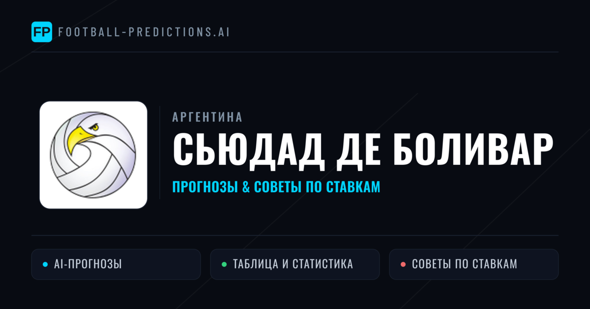 Сьюдад де Боливар прогнозы и статистика