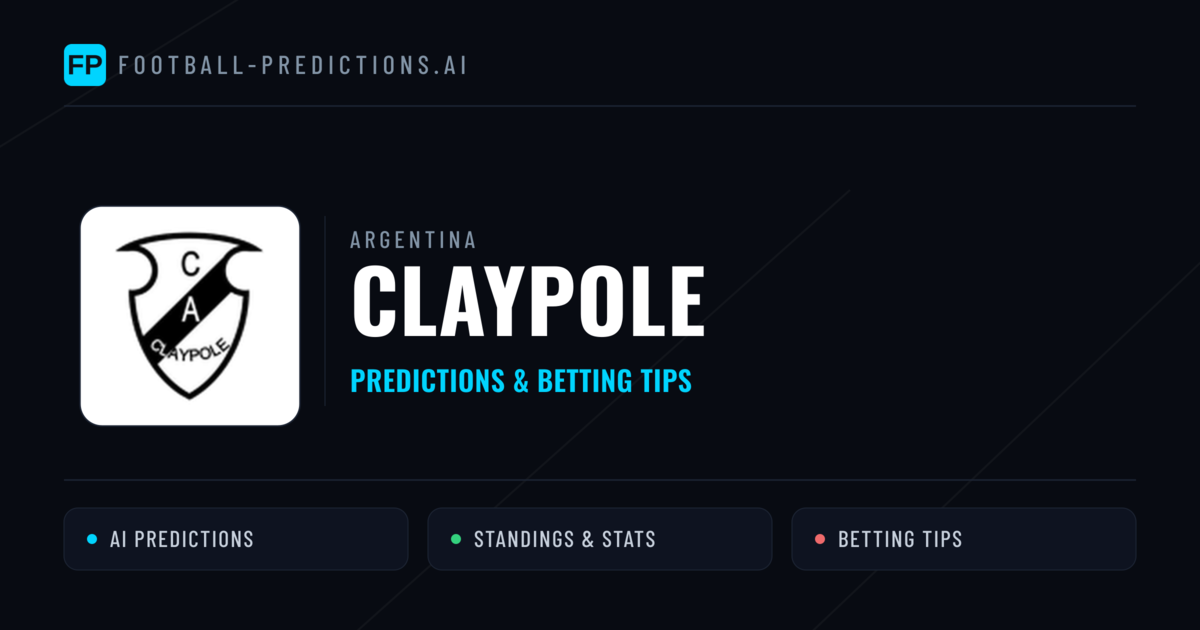 Claypole Predictions & Stats