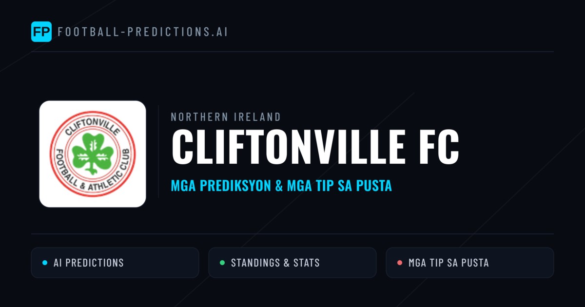 Cliftonville FC Predictions & Stats