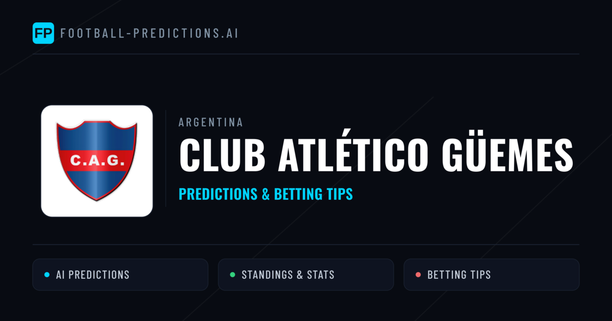 Club Atlético Güemes Predictions & Stats
