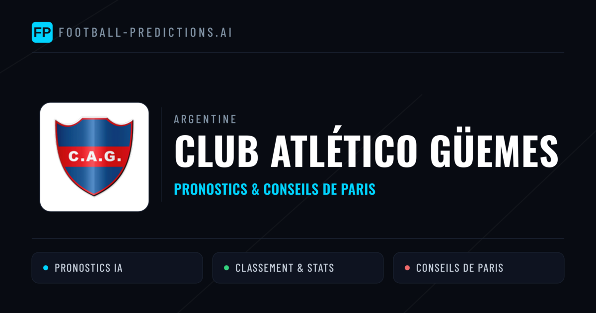 Club Atlético Güemes Pronostics & Statistiques