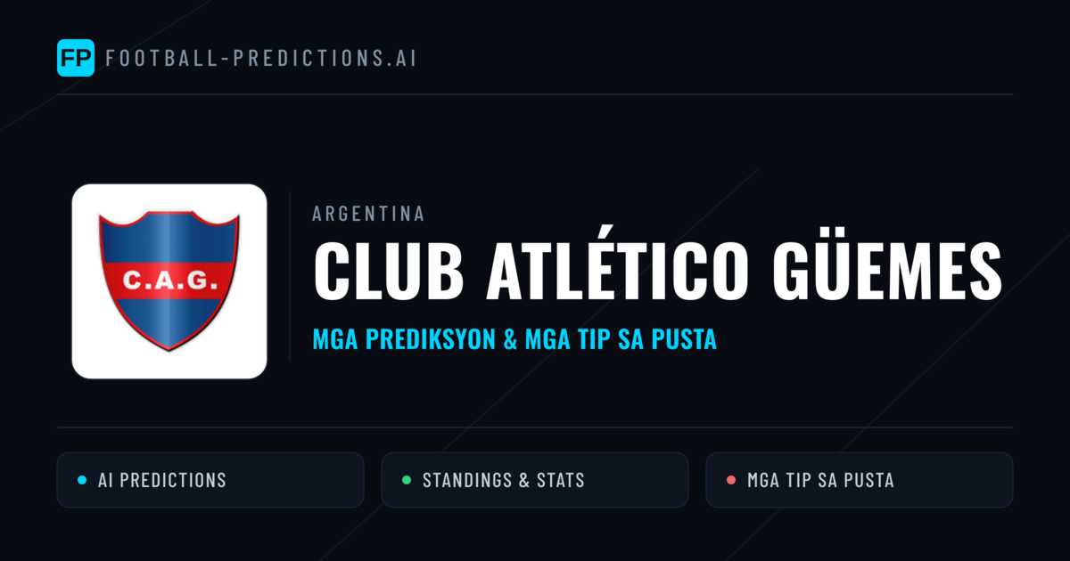Club Atlético Güemes Predictions & Stats