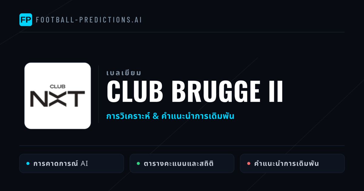 Club Brugge II การวิเคราะห์และสถิติ