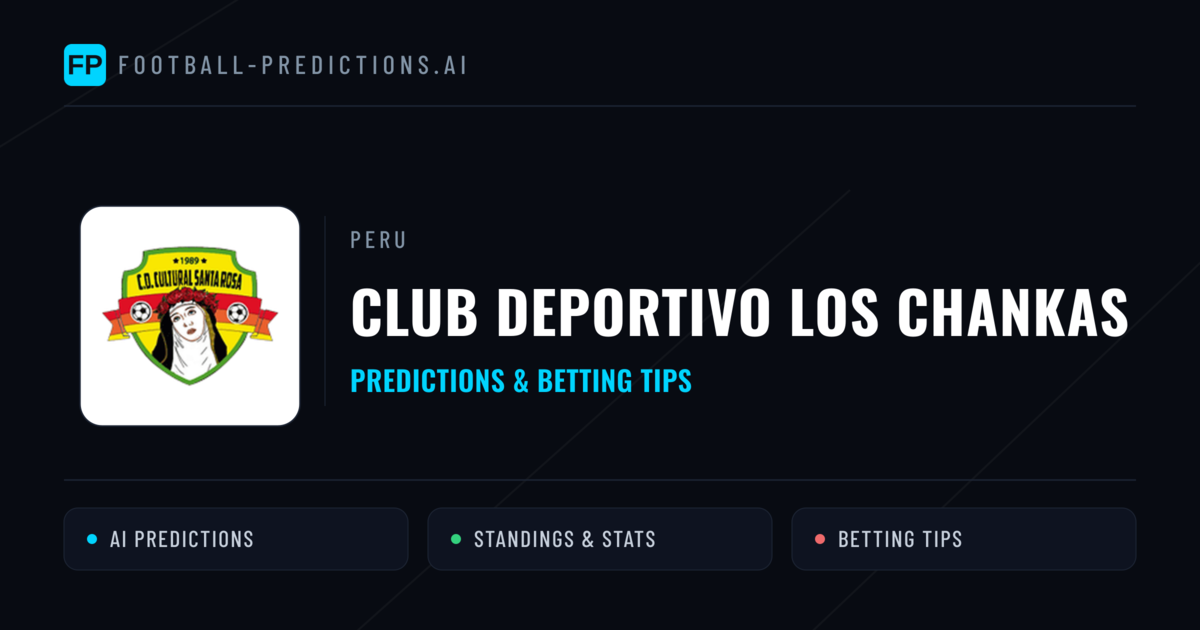 Club Deportivo Los Chankas Predictions & Stats