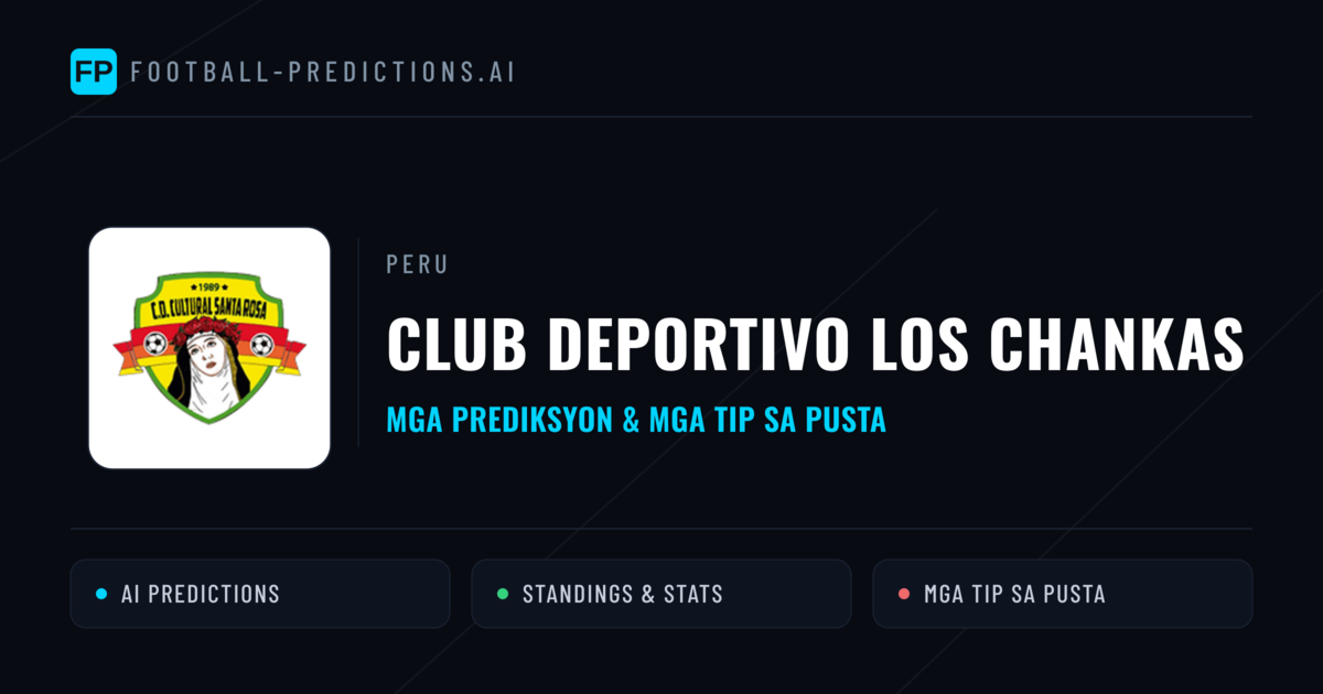 Club Deportivo Los Chankas Predictions & Stats