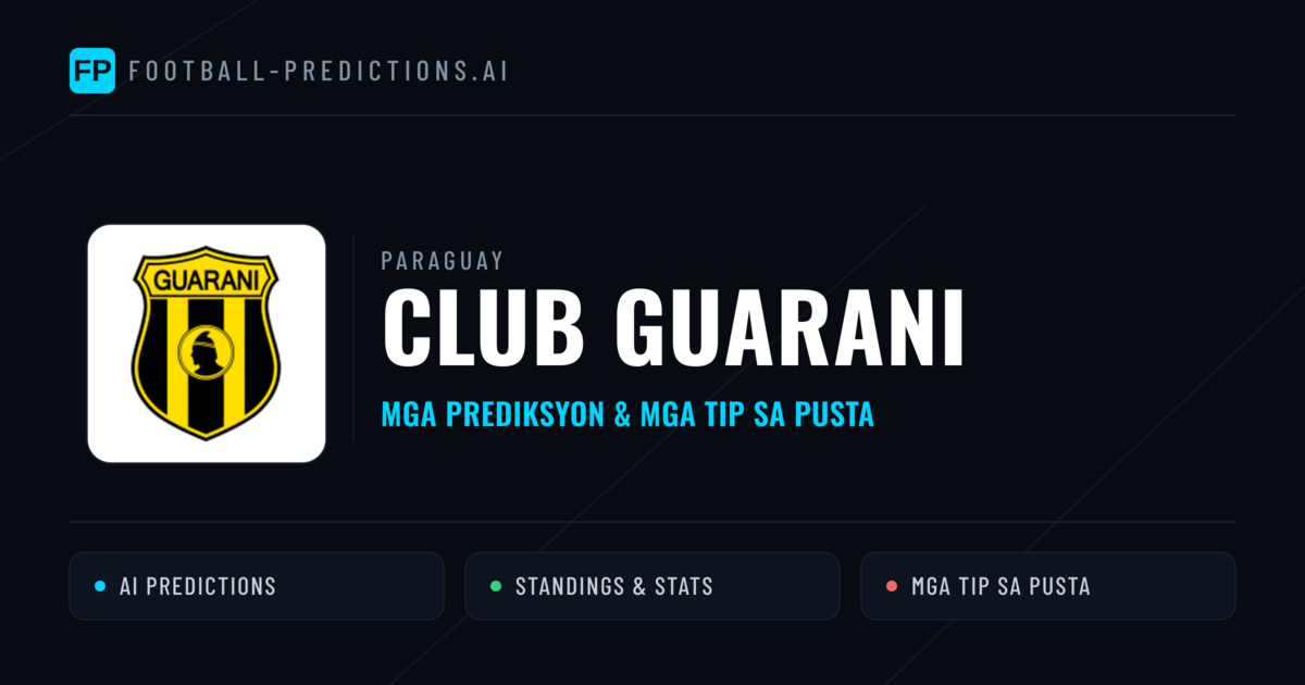 Club Guarani Predictions & Stats
