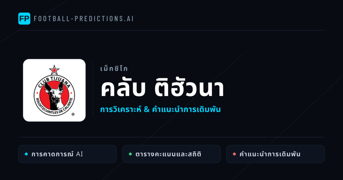 คลับ ติฮัวนา การวิเคราะห์และสถิติ