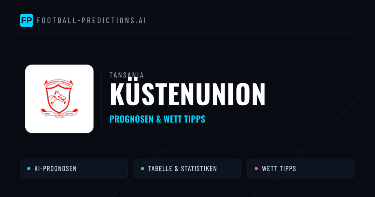 Küstenunion Prognosen & Statistiken