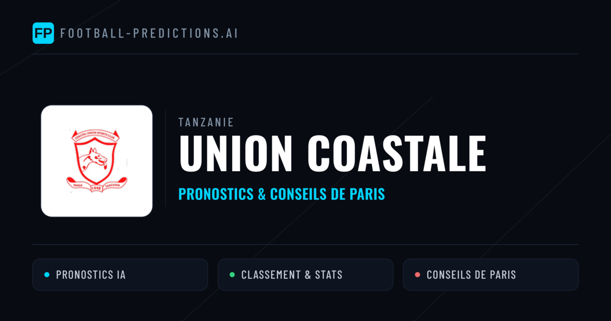 Union Coastale Pronostics & Statistiques