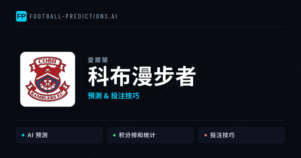 科布漫步者 運彩分析｜足球預測與數據