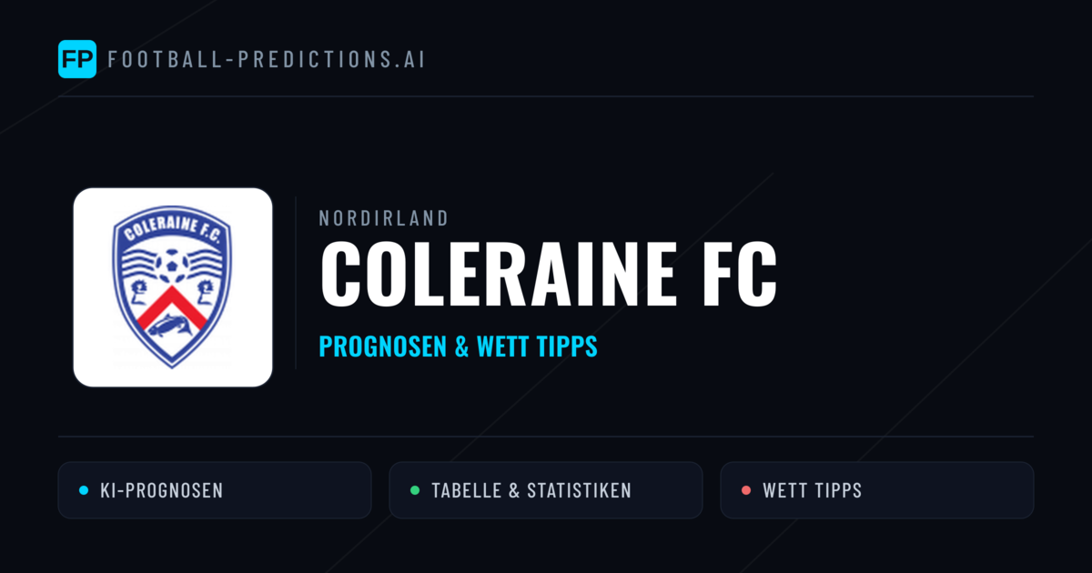 Coleraine FC Prognosen & Statistiken
