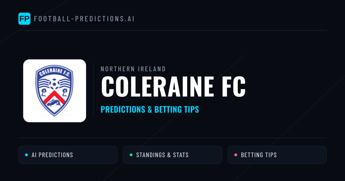 Coleraine FC Predictions & Stats