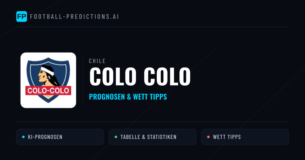 Colo Colo Prognosen & Statistiken