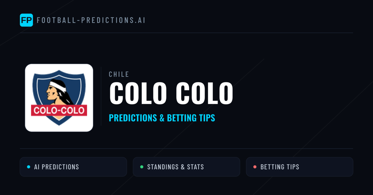 Colo Colo Predictions & Stats