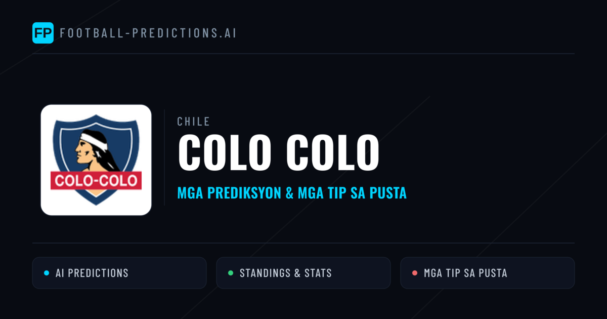 Colo Colo Predictions & Stats