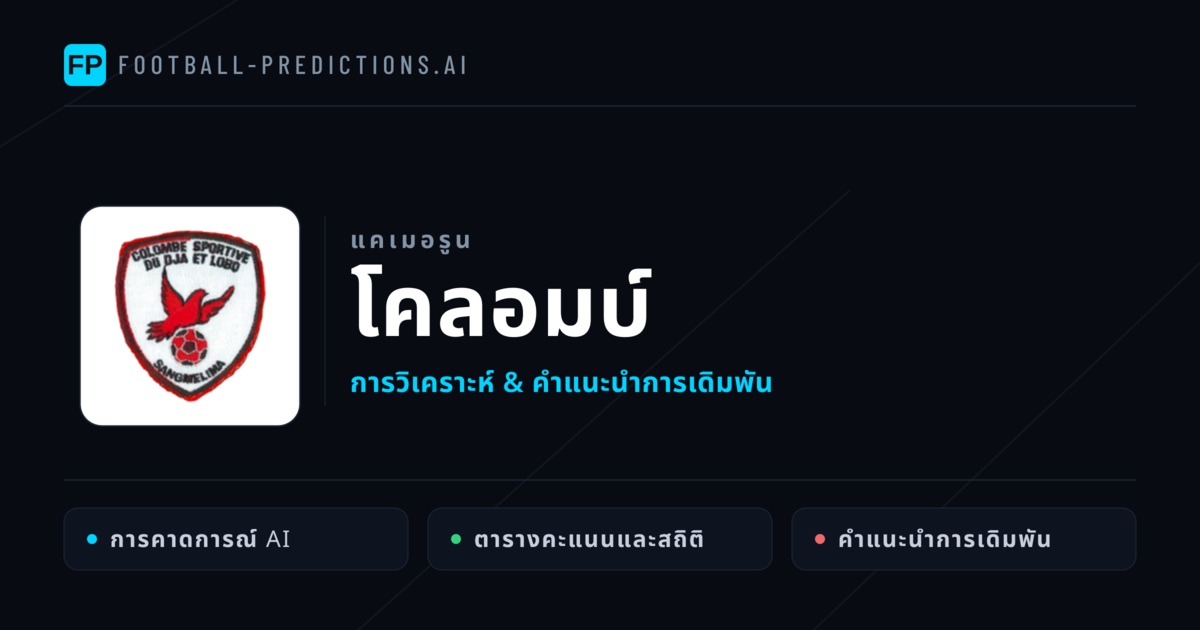 โคลอมบ์ การวิเคราะห์และสถิติ