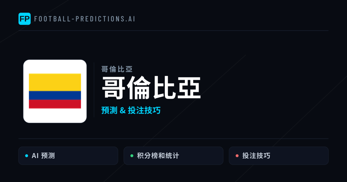 哥倫比亞 運彩分析｜足球預測與數據