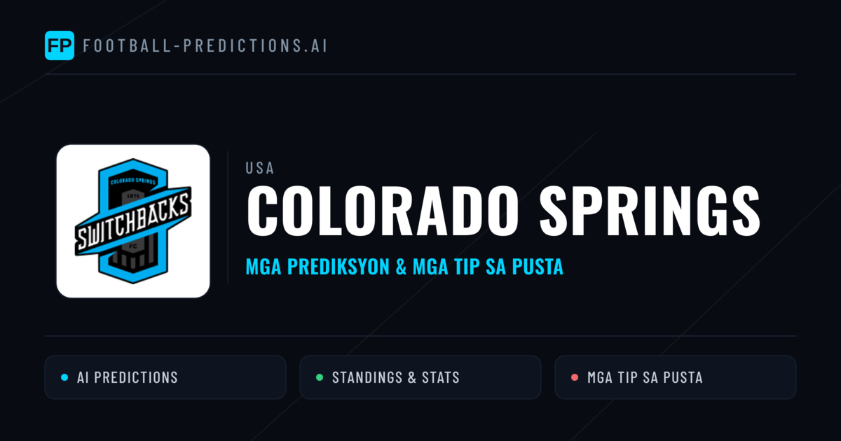 Colorado Springs Predictions & Stats