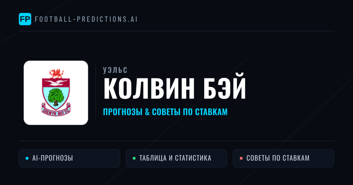 Колвин Бэй прогнозы и статистика