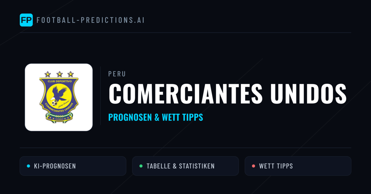 Comerciantes Unidos Prognosen & Statistiken