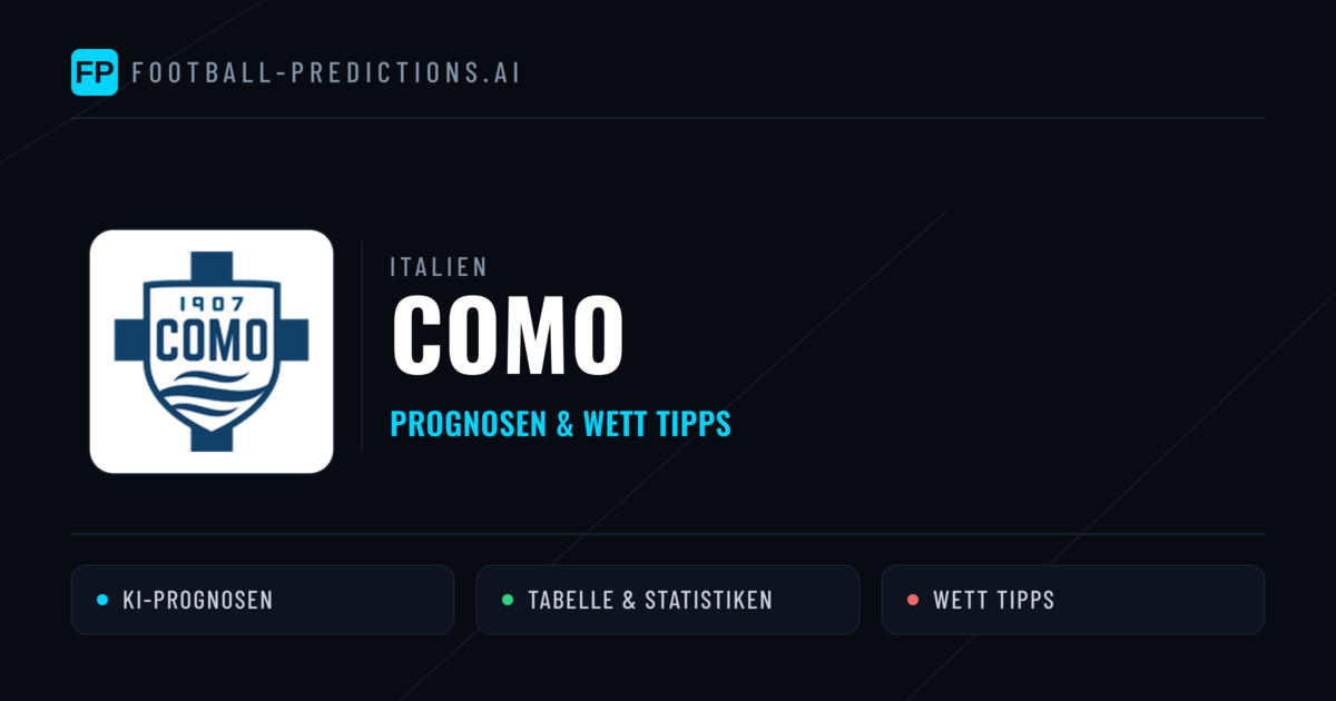 Como Prognosen & Statistiken