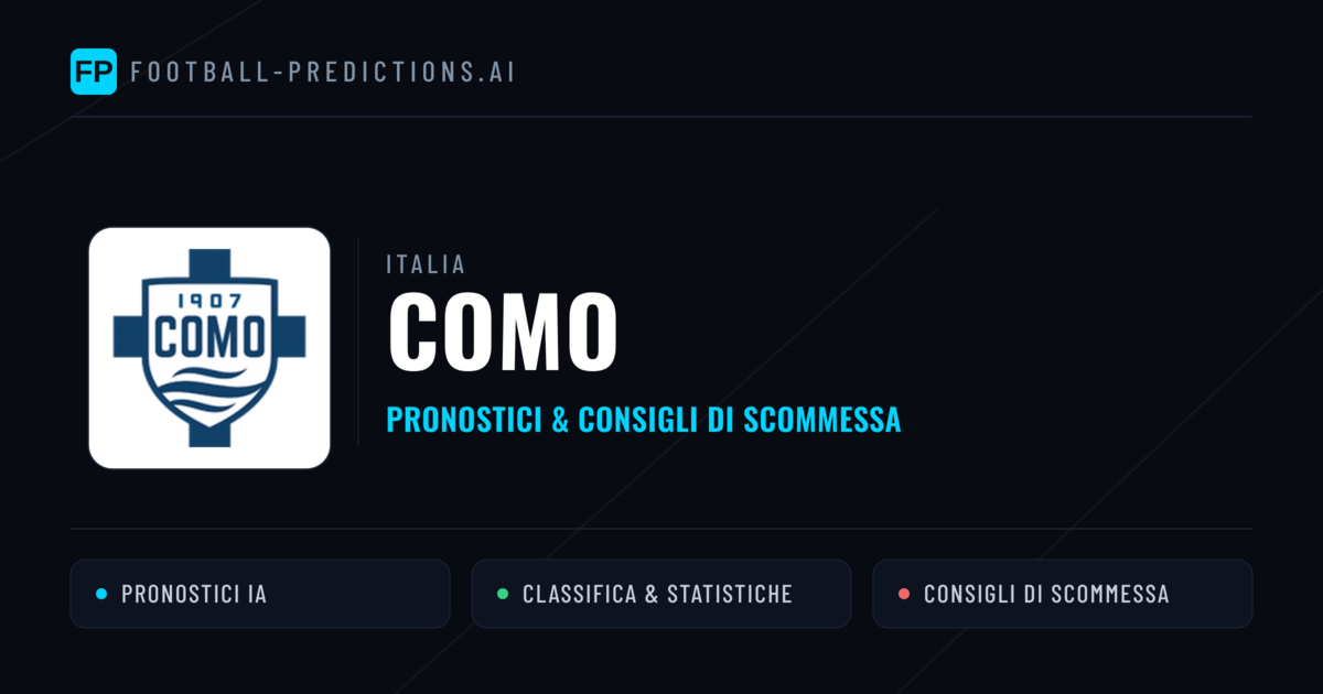 Pronostici e Statistiche Como