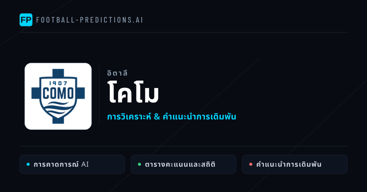 โคโม การวิเคราะห์และสถิติ