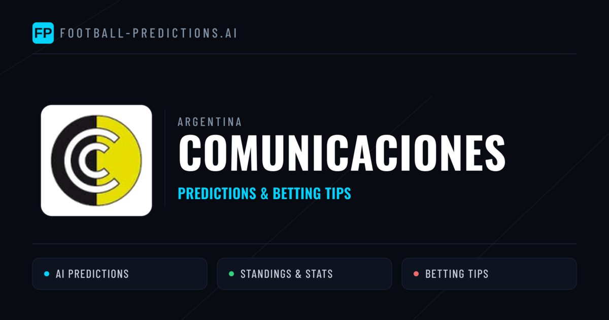 Comunicaciones Predictions & Stats