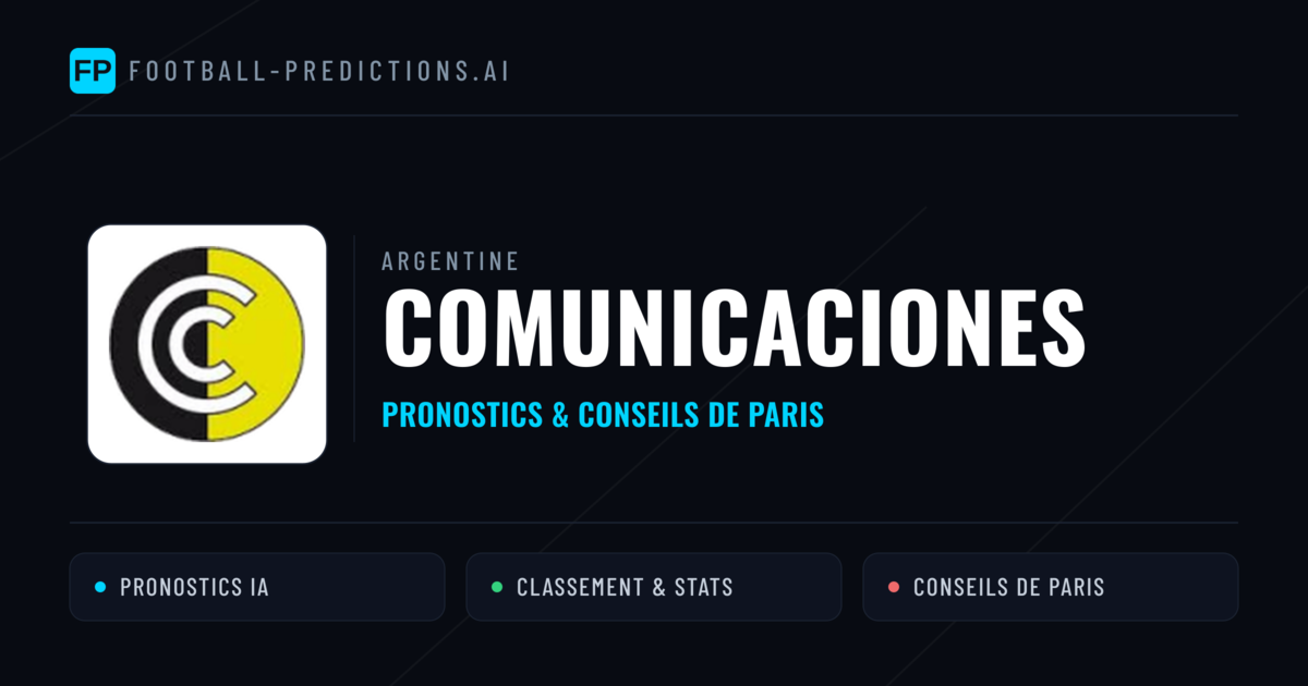 Comunicaciones Pronostics & Statistiques