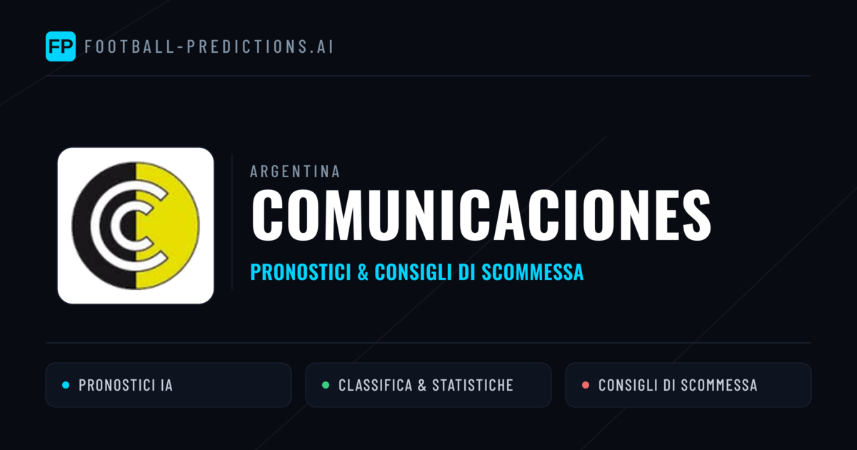 Pronostici e Statistiche Comunicaciones