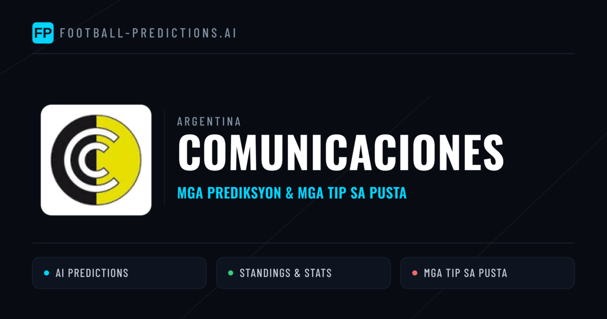Comunicaciones Predictions & Stats