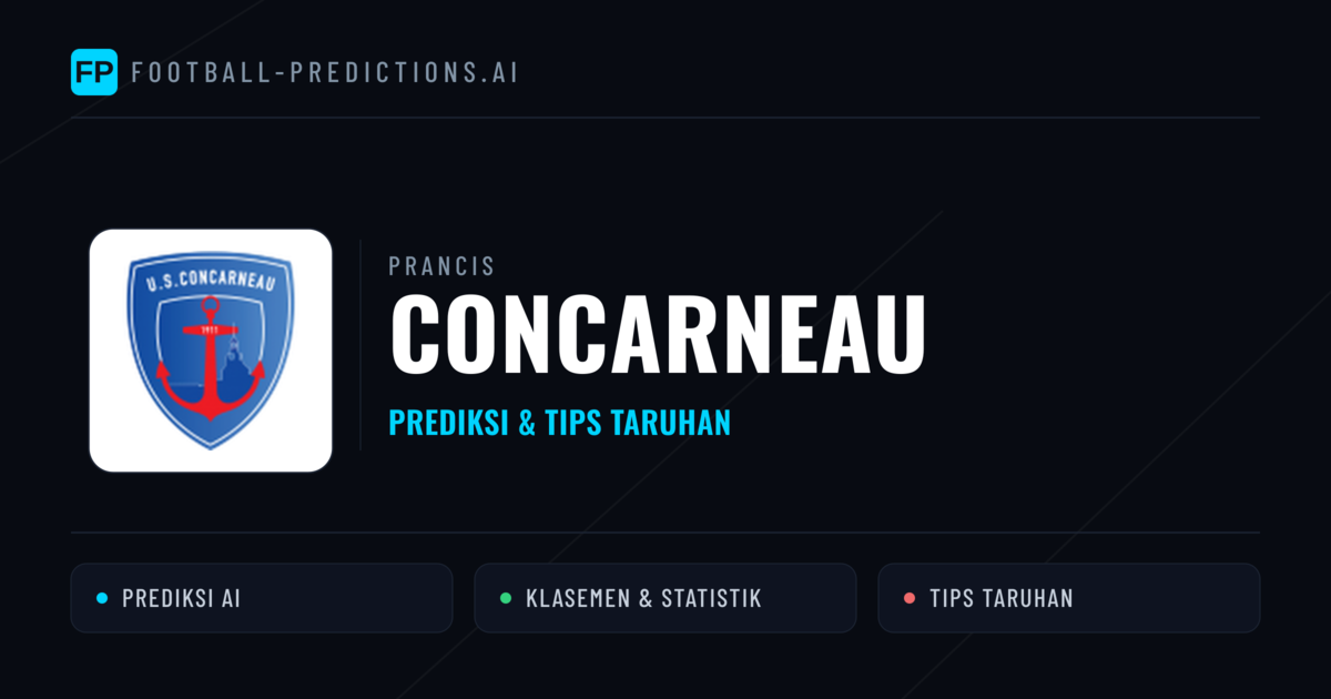 Concarneau Prediksi & Statistik Piala Dunia