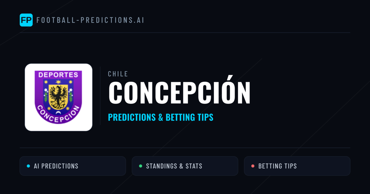Concepción Predictions & Stats