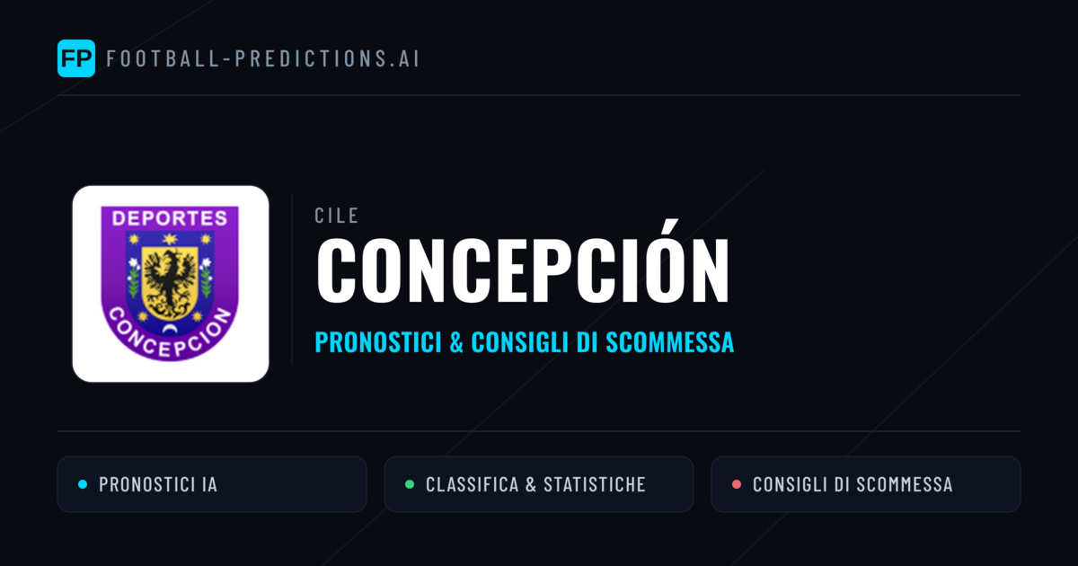 Pronostici e Statistiche Concepción