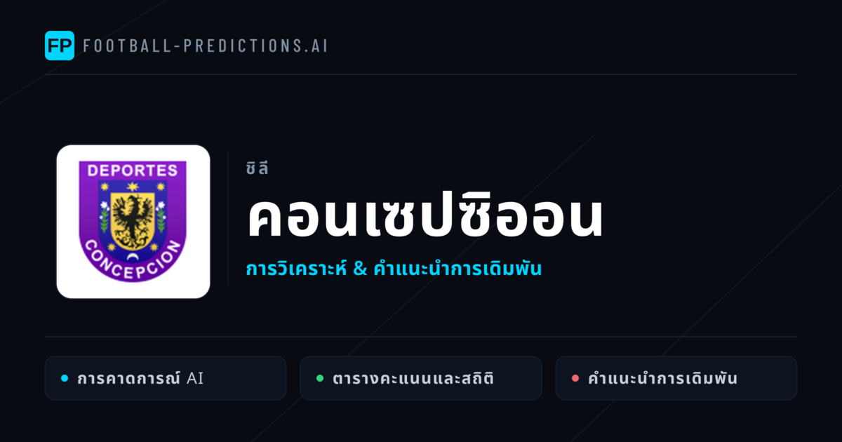 คอนเซปซิออน การวิเคราะห์และสถิติ